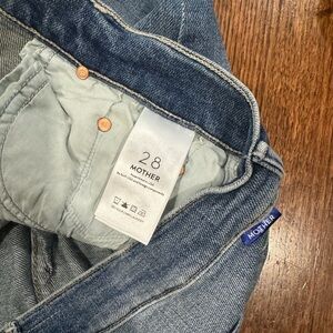 MOTHER Vintage Denim Skirt